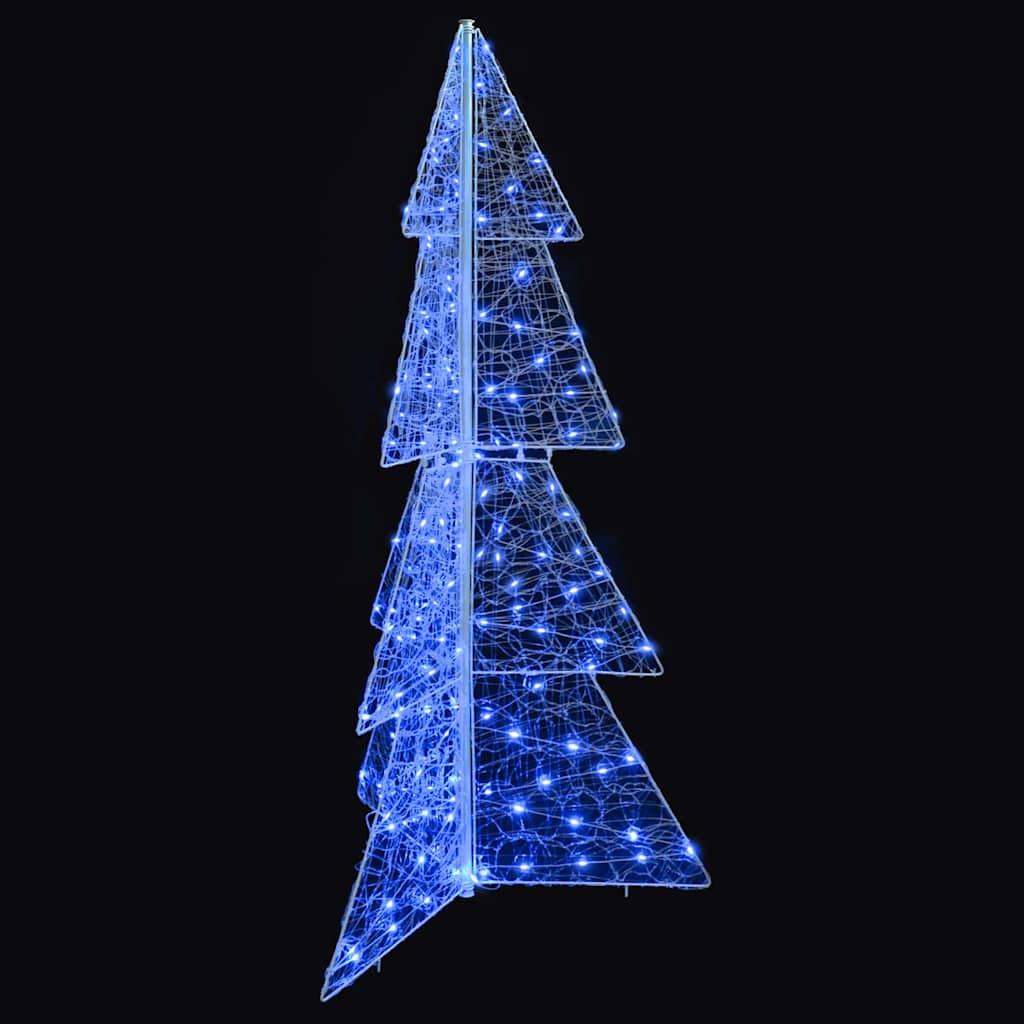 Χριστουγεννιάτικο Δέντρο με 160 LED Μπλε 150 cm Ακρυλικό - Pakobazaar