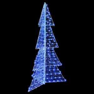 Χριστουγεννιάτικο Δέντρο με 240 LED Μπλε 180 cm Ακρυλικό - Pakobazaar