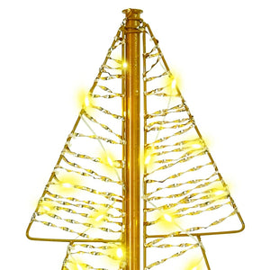 Χριστουγεννιάτικο Δέντρο με 100 LED Θερμό λευκό 120 cm PET - Pakobazaar