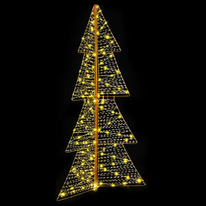 Χριστουγεννιάτικο Δέντρο με 160 LED Θερμό λευκό 150 cm PET - Pakobazaar