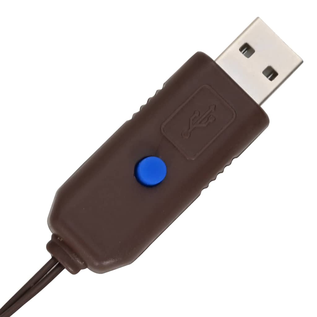 Χριστουγεννιάτικο Δέντρο με 100 LED Θερμό λευκό 120 cm Ρατάν - Pakobazaar