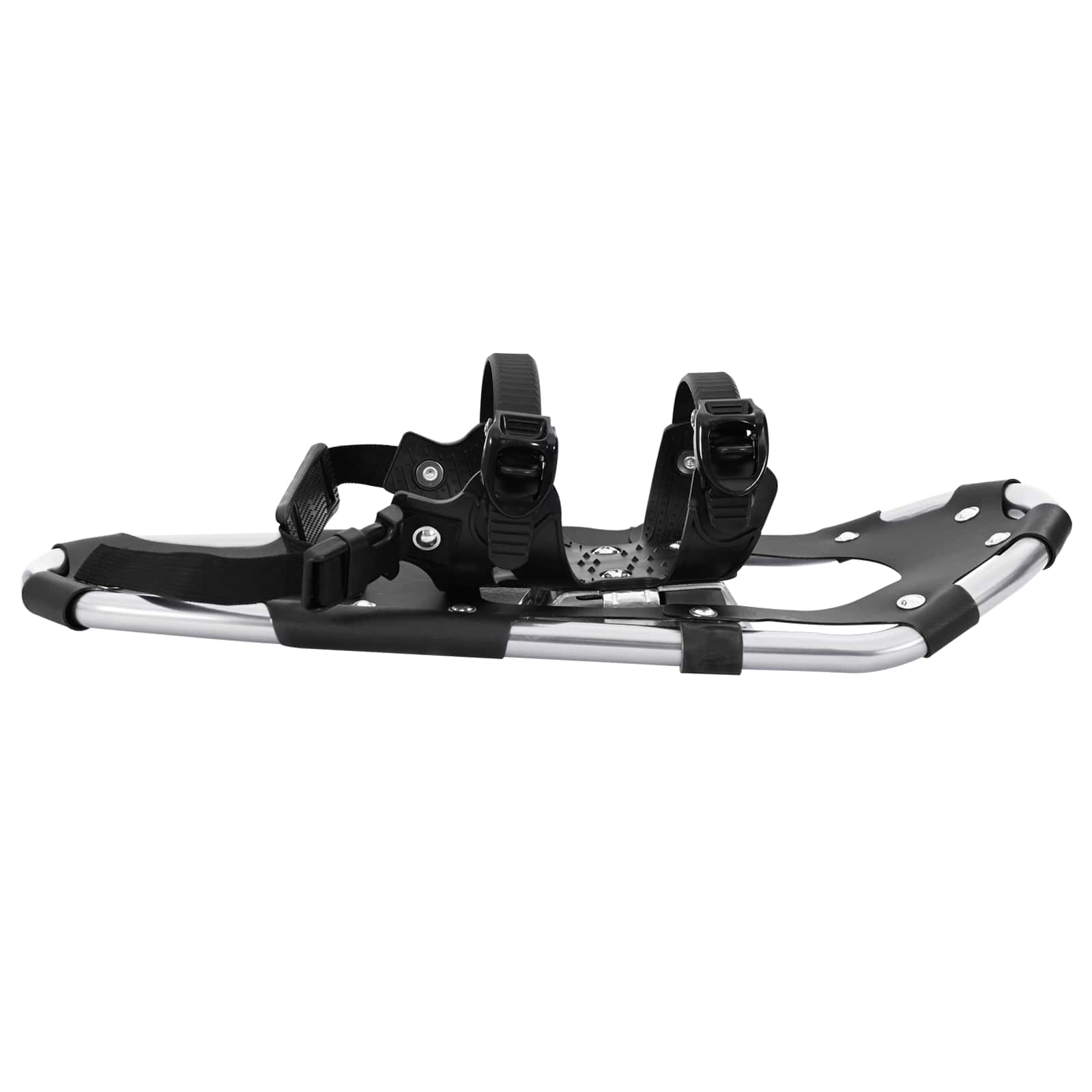 3 ΣΕ 1 Χιονοπέδιλα Ασημί και Μαύρο 21 ίντσες Αλουμίνιο και HDPE - Pakobazaar