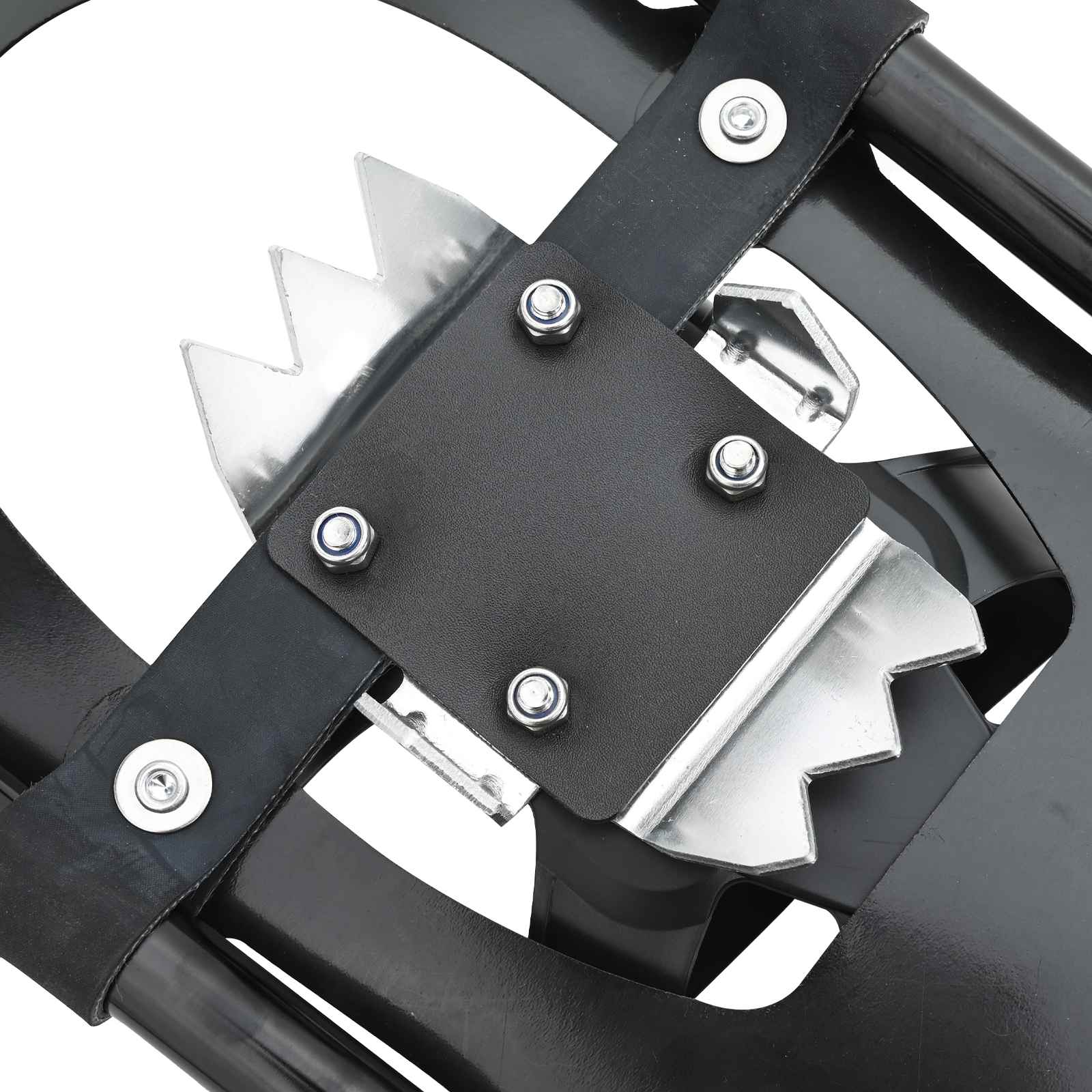 3 ΣΕ 1 Χιονοπέδιλα Μαύρο 25 ίντσες Αλουμίνιο και HDPE - Pakobazaar