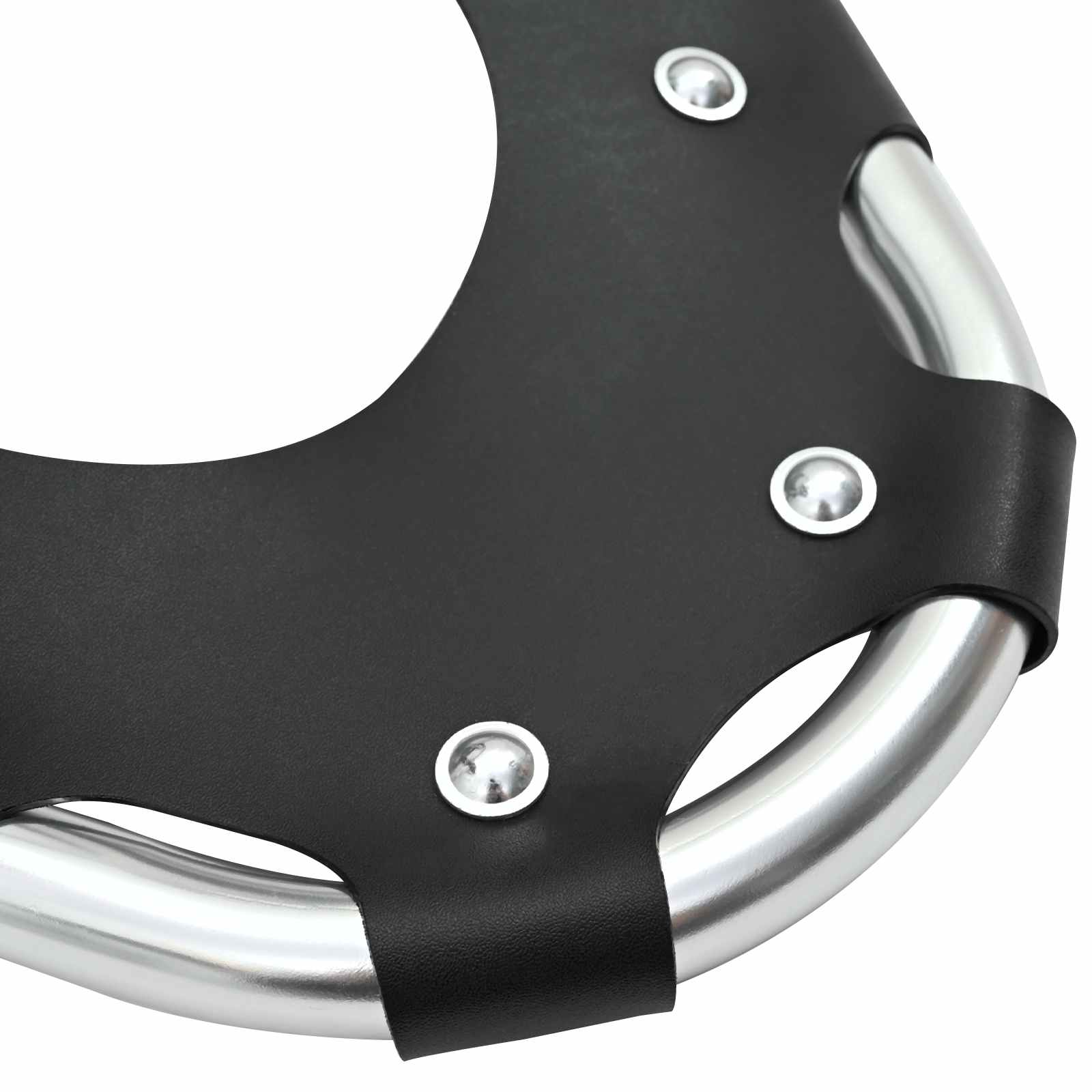 3 ΣΕ 1 Χιονοπέδιλα Ασημί και Μαύρο 30 ίντσες Αλουμίνιο και HDPE - Pakobazaar