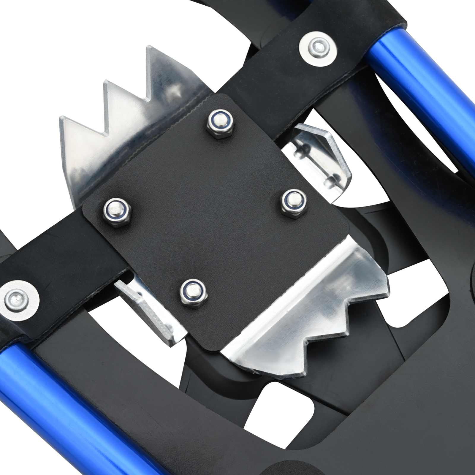 3 ΣΕ 1 Χιονοπέδιλα Μπλε και Μαύρο 30 ίντσες Αλουμίνιο και HDPE - Pakobazaar