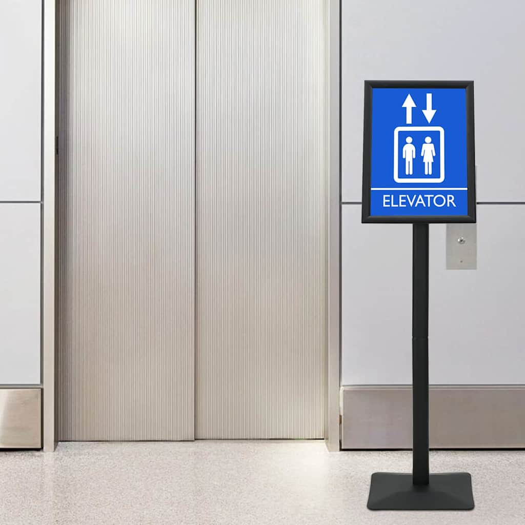 Πόδι αφίσας Ασημί a3 Σιδηρούν χυτοσίδηρο - Pakobazaar