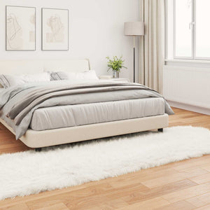 Χαλί από τεχνητό πρόβειο δέρμα TAFALLA Λευκό 80 x 250 cm