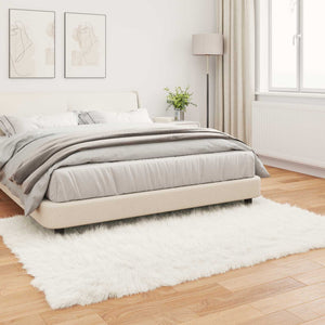 Χαλί από τεχνητό πρόβειο δέρμα TAFALLA Λευκό 120 x 170 cm