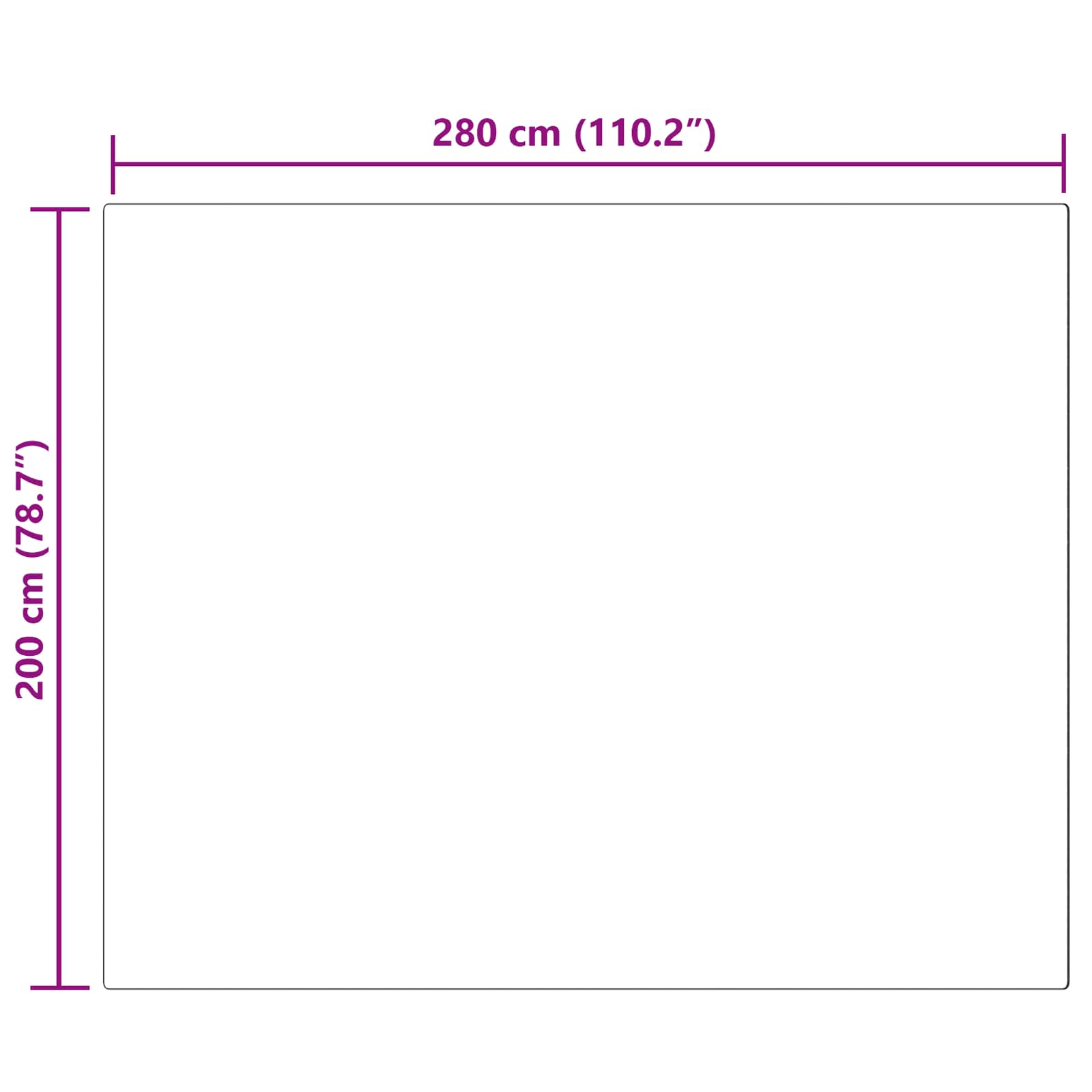 Ψεύτικο Δέρμα Προβάτου Χαλί Tafalla Λευκό 200 x 280 εκ.