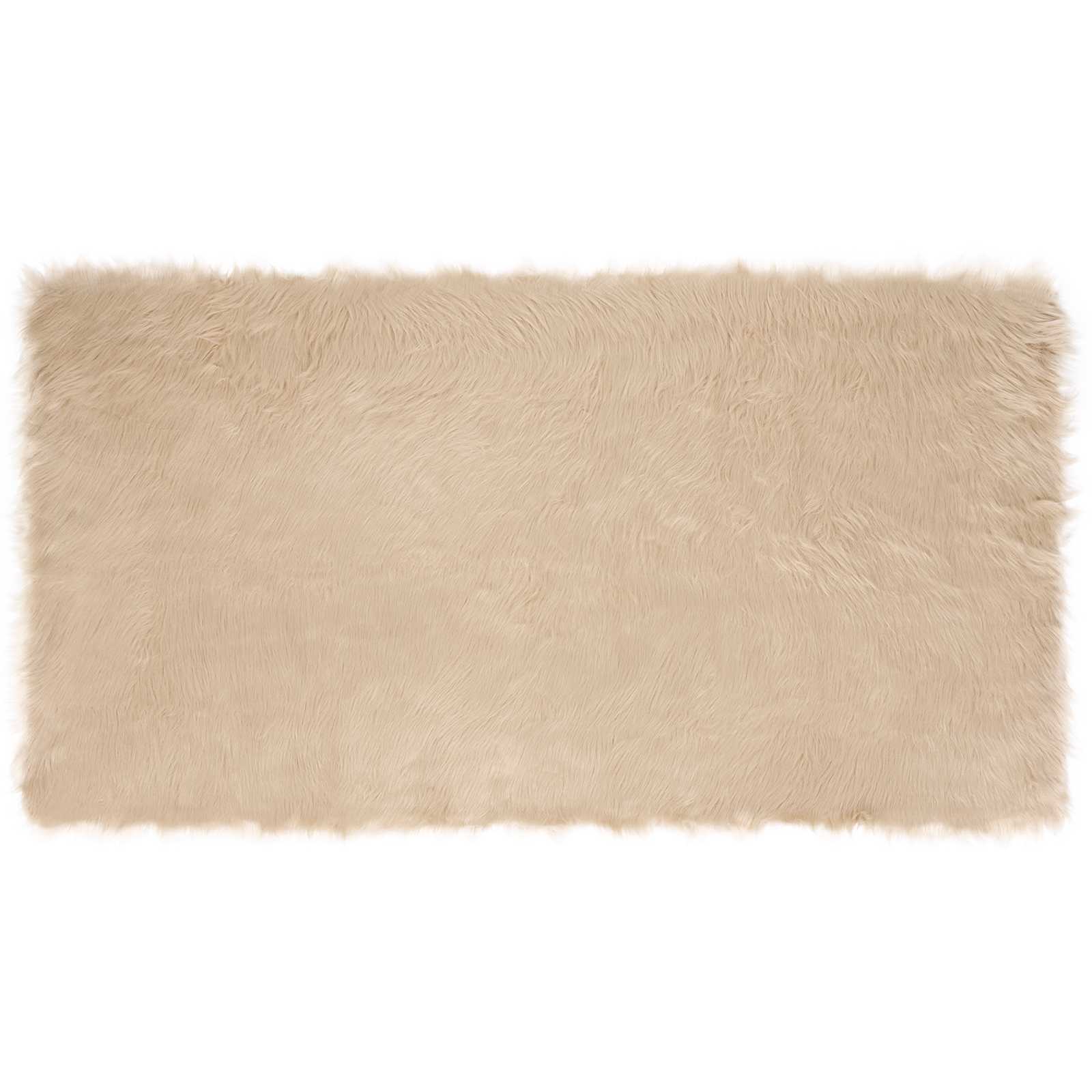 Ψεύτικο Δέρμα Προβάτου Χαλί Tafalla Μπεζ 60 x 110 cm