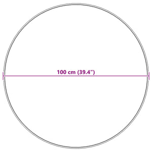 Χαλί από τεχνητό πρόβειο δέρμα TAFALLA Μπεζ Ø 100 εκ