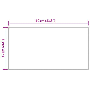 Χαλί από τεχνητό πρόβειο δέρμα TAFALLA Κρεμ 60 x 110 cm