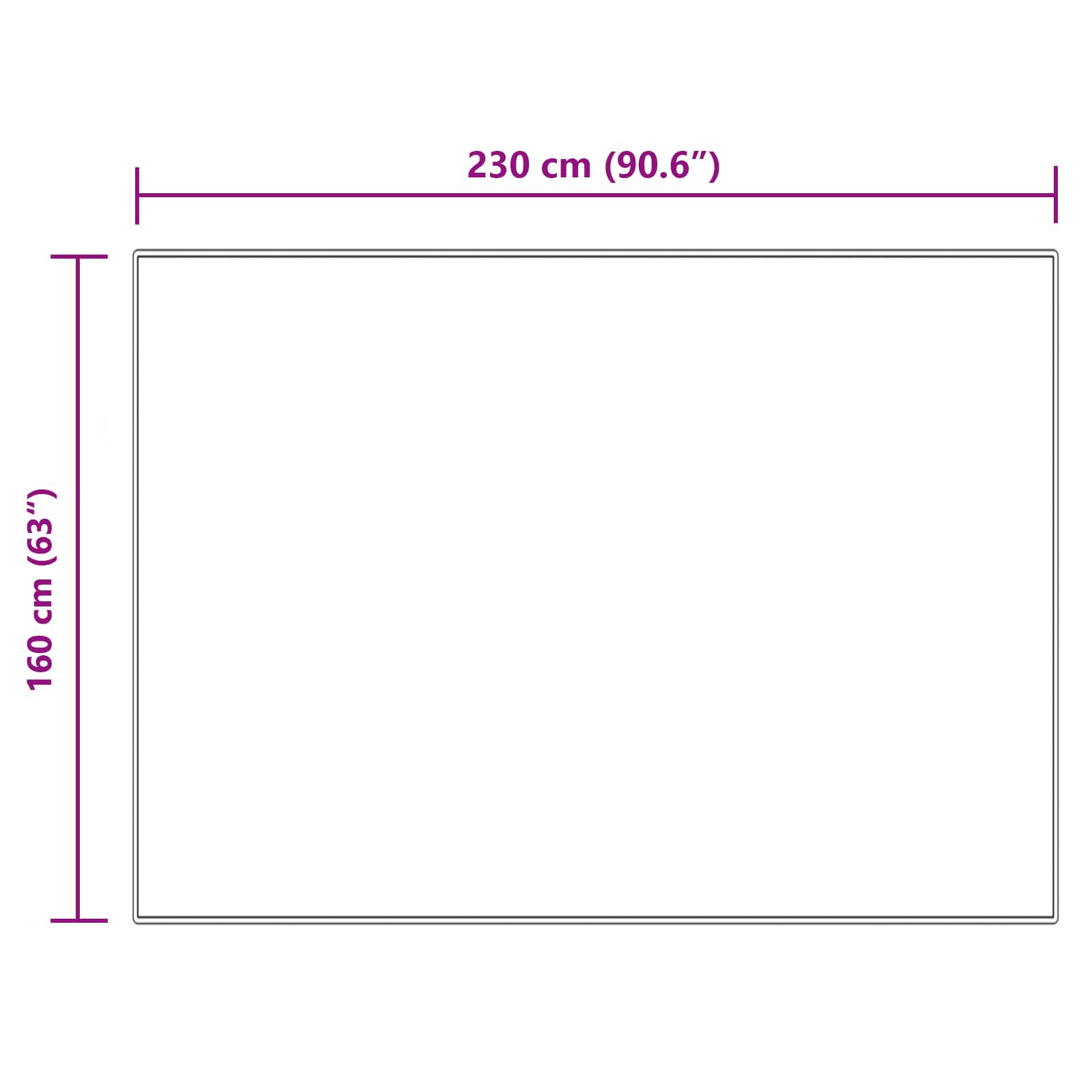 Χαλί από τεχνητό πρόβειο δέρμα TAFALLA Κρεμ 160 x 230 cm