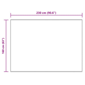 Χαλί από τεχνητό πρόβειο δέρμα TAFALLA Κρεμ 160 x 230 cm
