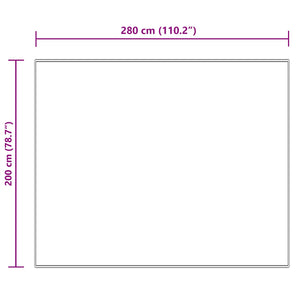 Χαλί από τεχνητό πρόβειο δέρμα TAFALLA Κρεμ 200 x 280 εκ.