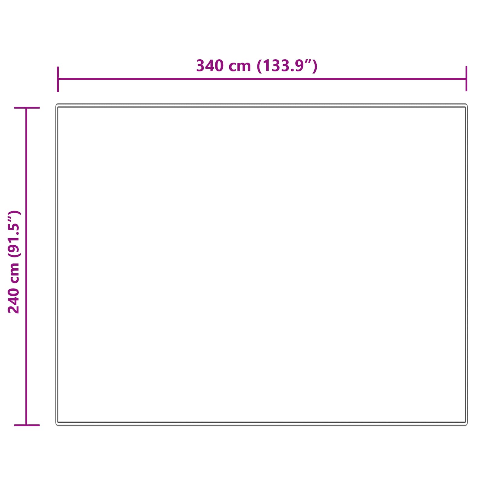 Ψεύτικο Δέρμα Προβάτου Χαλί Tafalla Κρεμ 240 x 340 εκ.