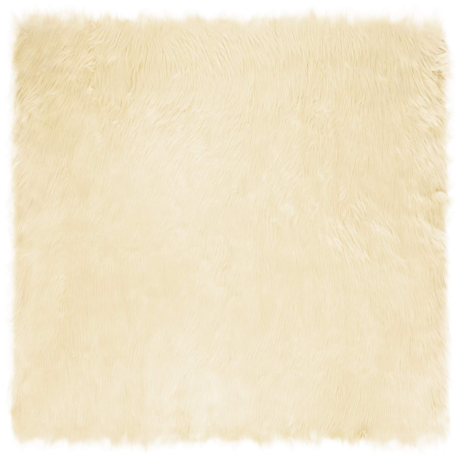 Ψεύτικο Δέρμα Προβάτου Χαλί Tafalla Κρεμ 200 x 200 cm