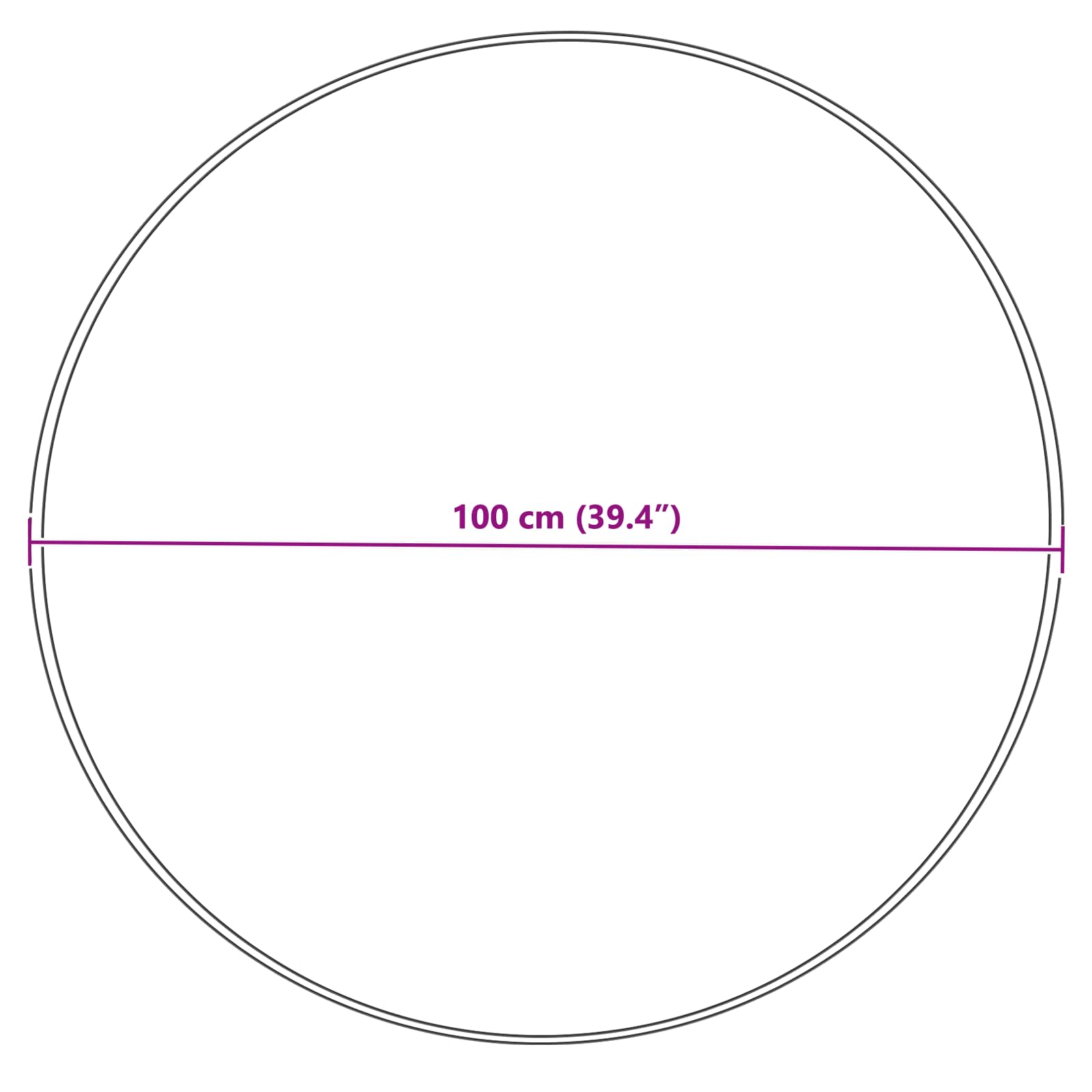 Ψεύτικο Δέρμα Προβάτου Χαλί Tafalla Κρεμ Ø 100 εκ Πολυεστέρας