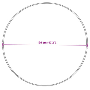 Χαλί από τεχνητό πρόβειο δέρμα TAFALLA Κρεμ Ø 120 cm