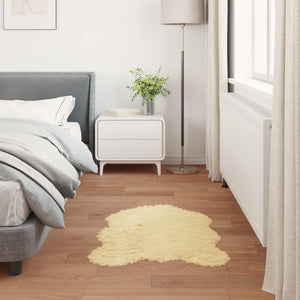 Χαλί από τεχνητό πρόβειο δέρμα TAFALLA Κρεμ 60 x 90 cm