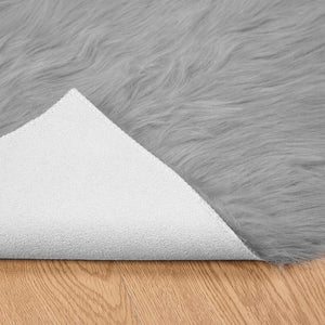 Χαλί από τεχνητό πρόβειο δέρμα TAFALLA Γκρι 80 x 150 cm