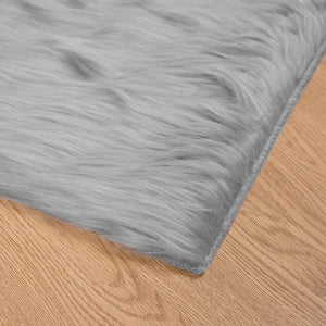 Χαλί από τεχνητό πρόβειο δέρμα TAFALLA Γκρι 80 x 200 cm