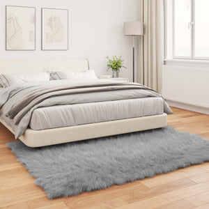 Χαλί από τεχνητό πρόβειο δέρμα TAFALLA Γκρι 160 x 230 cm