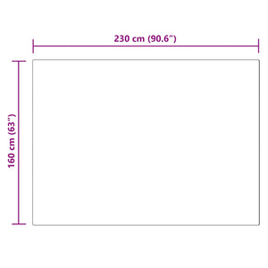 Χαλί από τεχνητό πρόβειο δέρμα TAFALLA Γκρι 160 x 230 cm