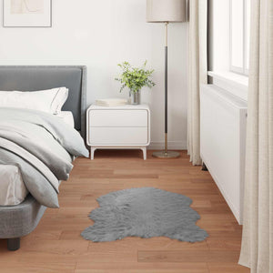 Χαλί από τεχνητό πρόβειο δέρμα TAFALLA Γκρι 80 x 120 cm