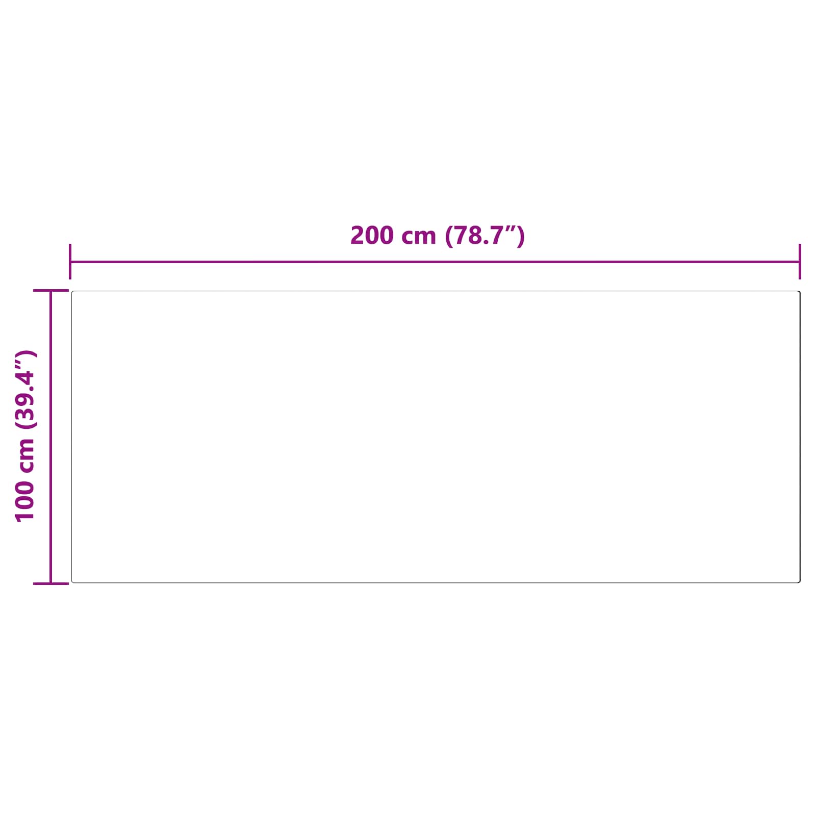 Ψεύτικο Δέρμα Προβάτου Χαλί Tafalla Ανθρακί 100 x 200 cm