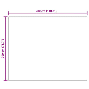 Χαλί από τεχνητό πρόβειο δέρμα TAFALLA Ανθρακί 200 x 280 εκ.