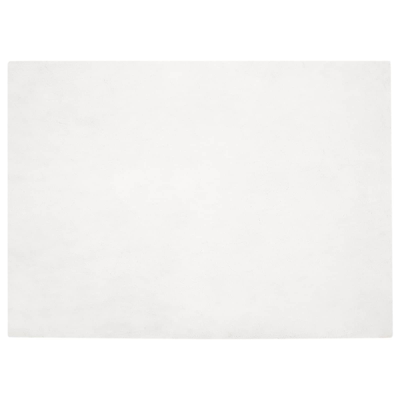 Αντιολισθητικό ψεύτικο χαλί από κουνελιού Olite Λευκό - Pakobazaar