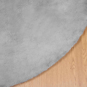 Αντιολισθητικό ψεύτικο χαλί από κουνελιού Olite Γκρι Ø 80 εκ. - Pakobazaar