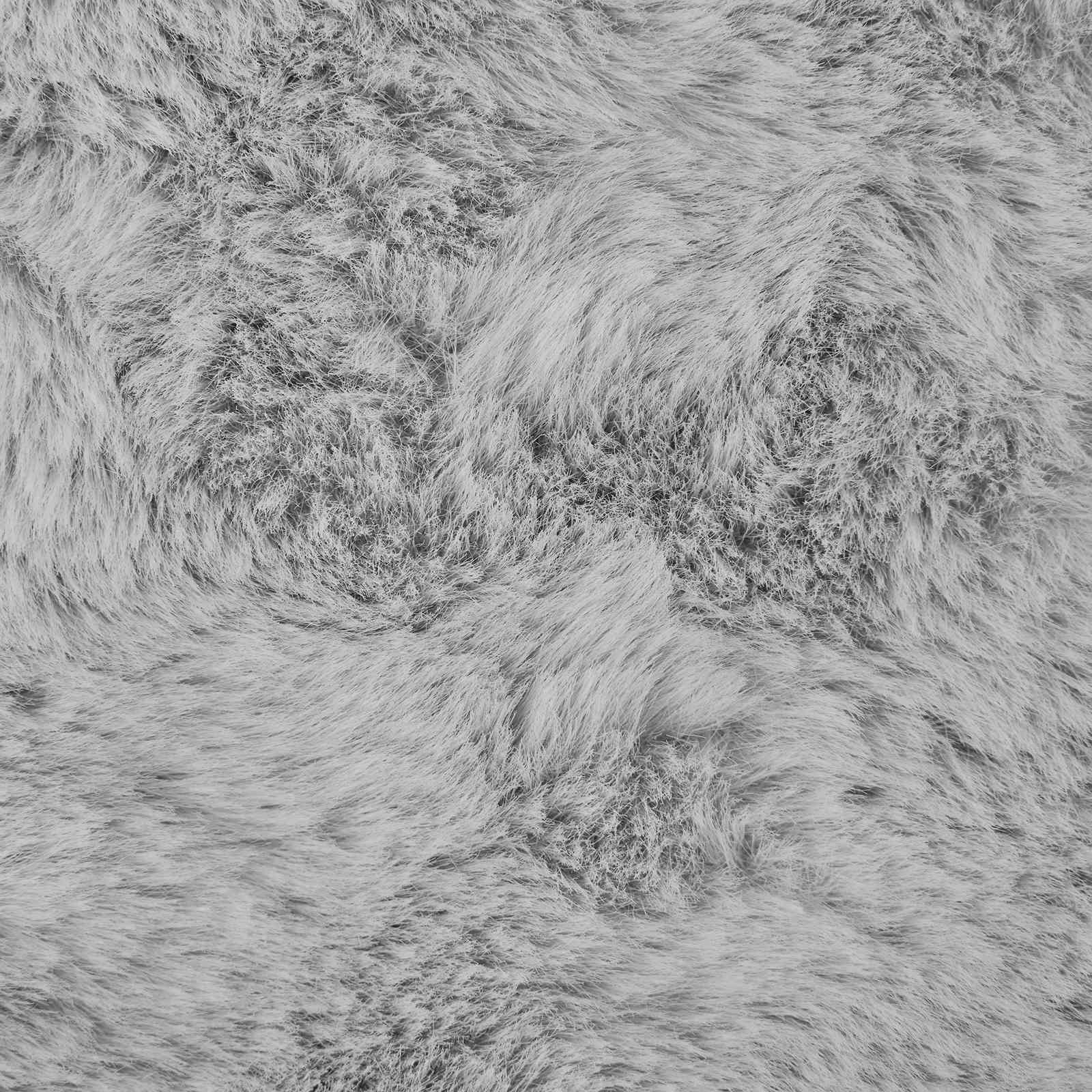 Αντιολισθητικό ψεύτικο χαλί από κουνελιού Olite Γκρι Ø 120 εκ. - Pakobazaar
