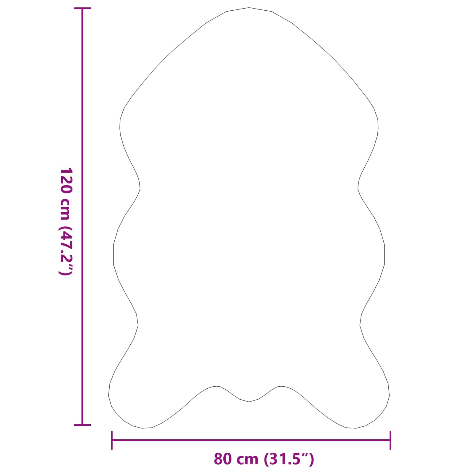 Αντιολισθητικό ψεύτικο χαλί από κουνελιού Olite Γκρι - Pakobazaar