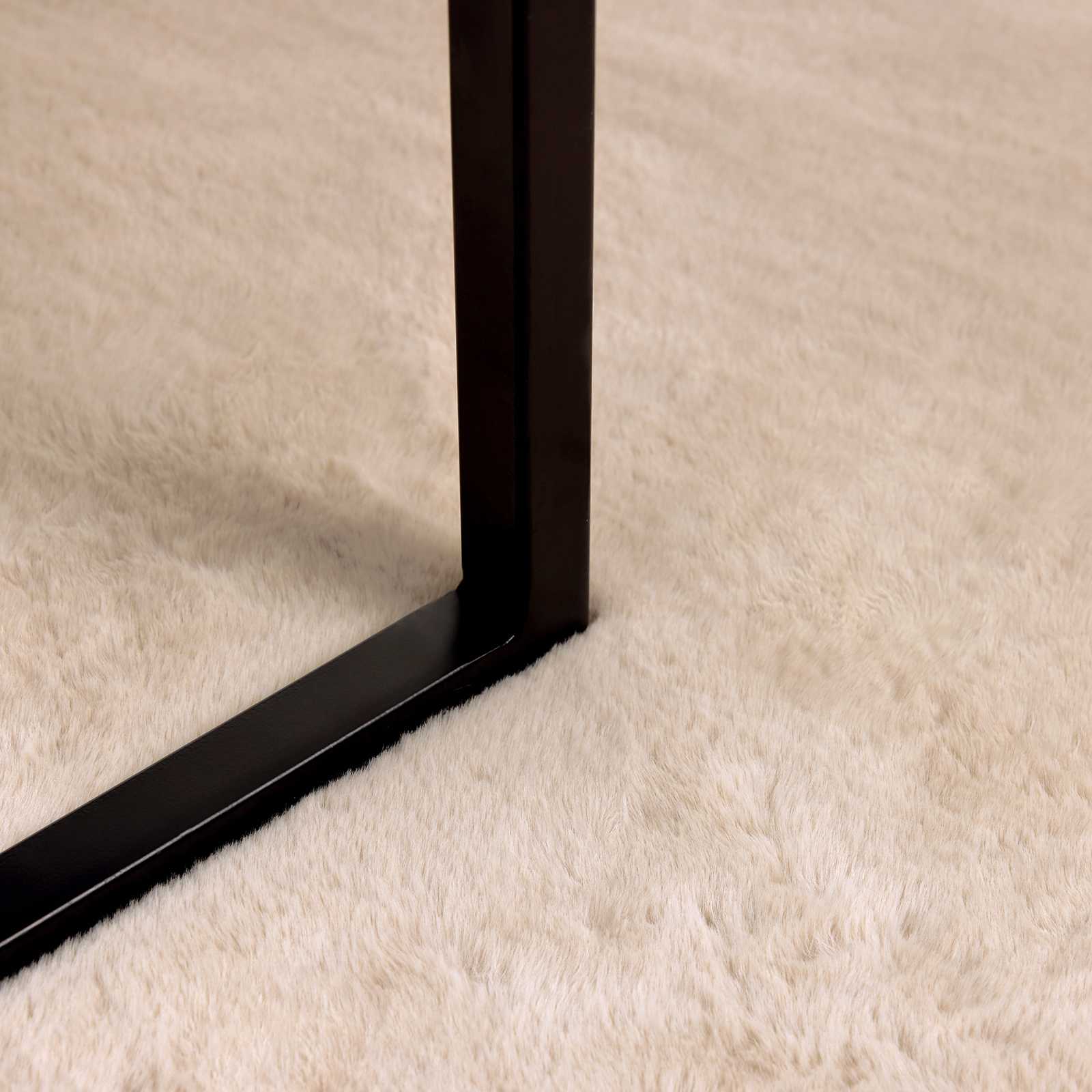 Αντιολισθητικό ψεύτικο χαλί από κουνελιού Olite Taupe - Pakobazaar