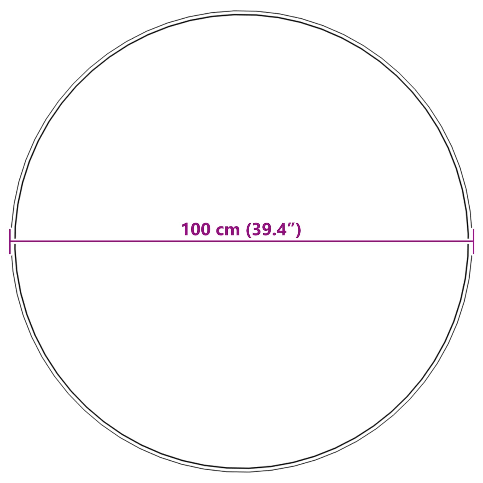 Αντιολισθητικό ψεύτικο χαλί από κουνελιού Olite Ανθρακί - Pakobazaar