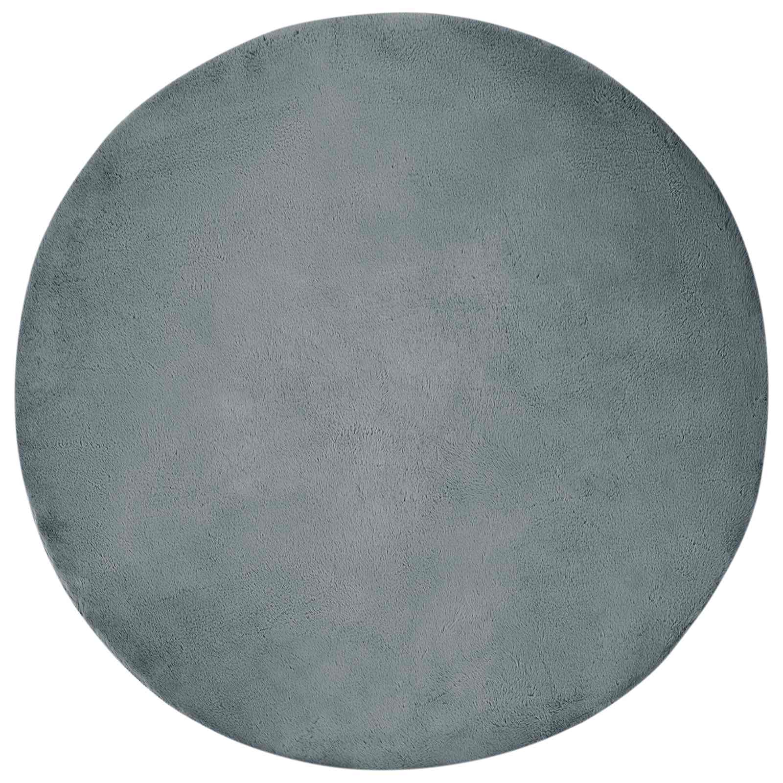 Αντιολισθητικό ψεύτικο χαλί από κουνελιού Olite Ανθρακί - Pakobazaar