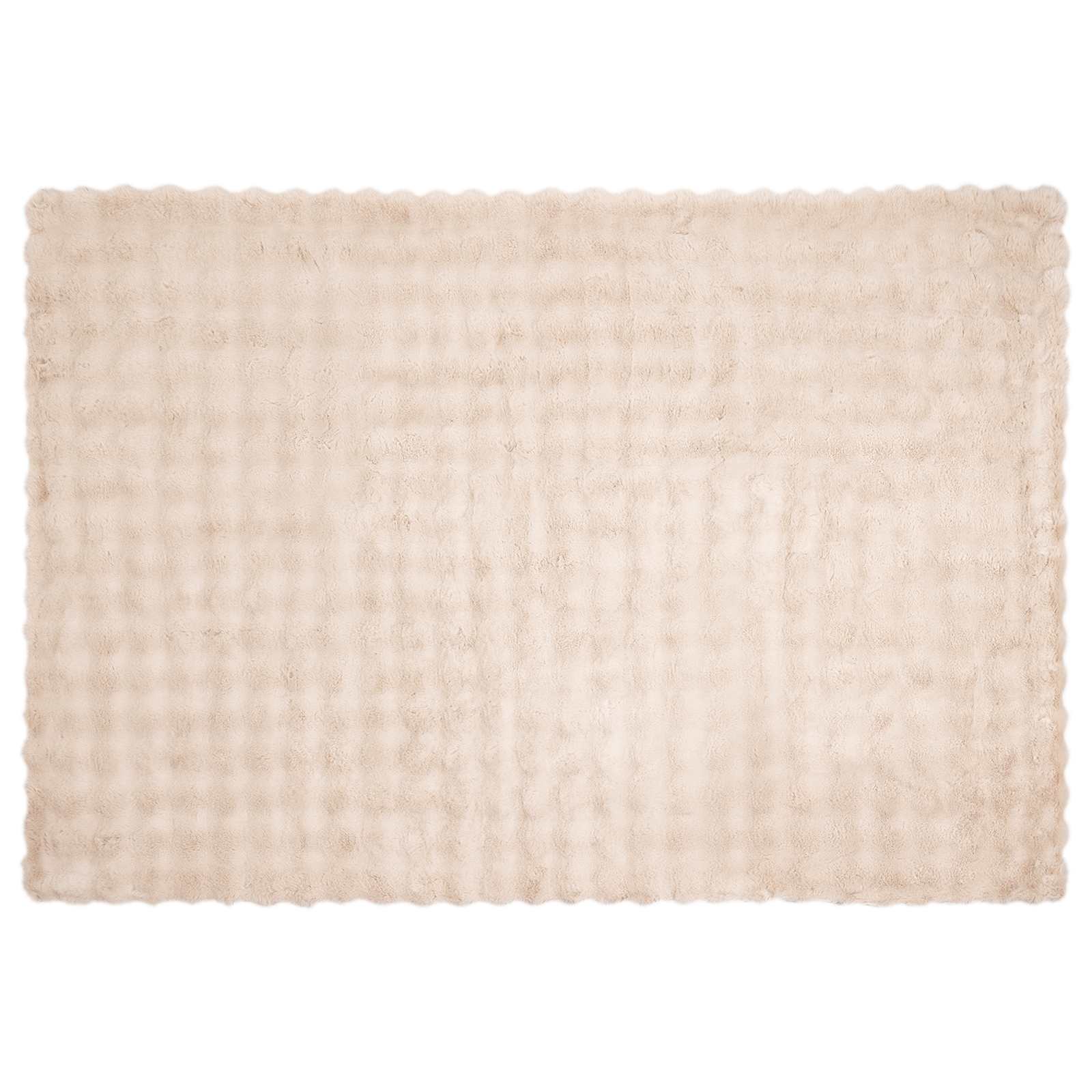 Αντιολισθητική Ψεύτικη Γούνα Κουβέρτα Olite 4 pcs Μπεζ - Pakobazaar