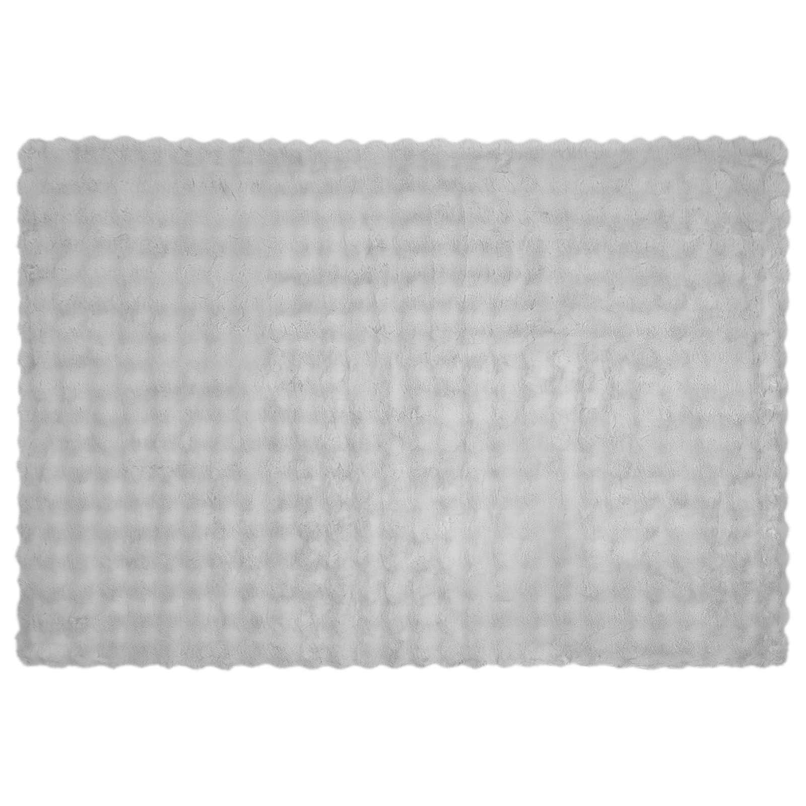 Αντιολισθητική Ψεύτικη Γούνα Κουβέρτα Olite 4 pcs Γκρι - Pakobazaar