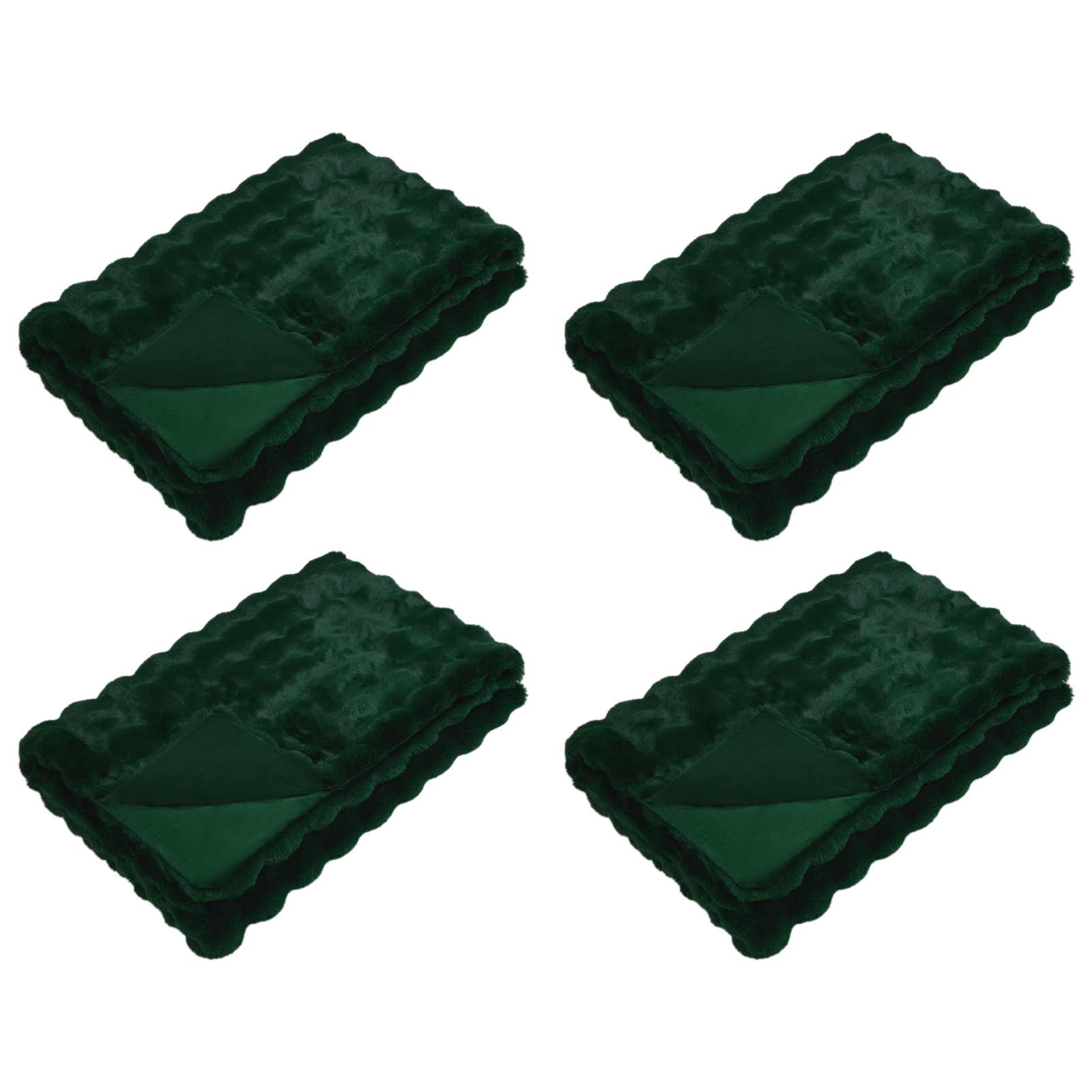 Αντιολισθητική Ψεύτικη Γούνα Κουβέρτα Olite 4 pcs 240 x 270 εκ. - Pakobazaar