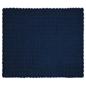 Αντιολισθητική Ψεύτικη Γούνα Κουβέρτα Olite 4 pcs Θαλασσί Μπλε - Pakobazaar