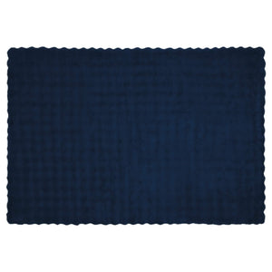 Αντιολισθητική Ψεύτικη Γούνα Κουβέρτα Olite 4 pcs Θαλασσί Μπλε - Pakobazaar