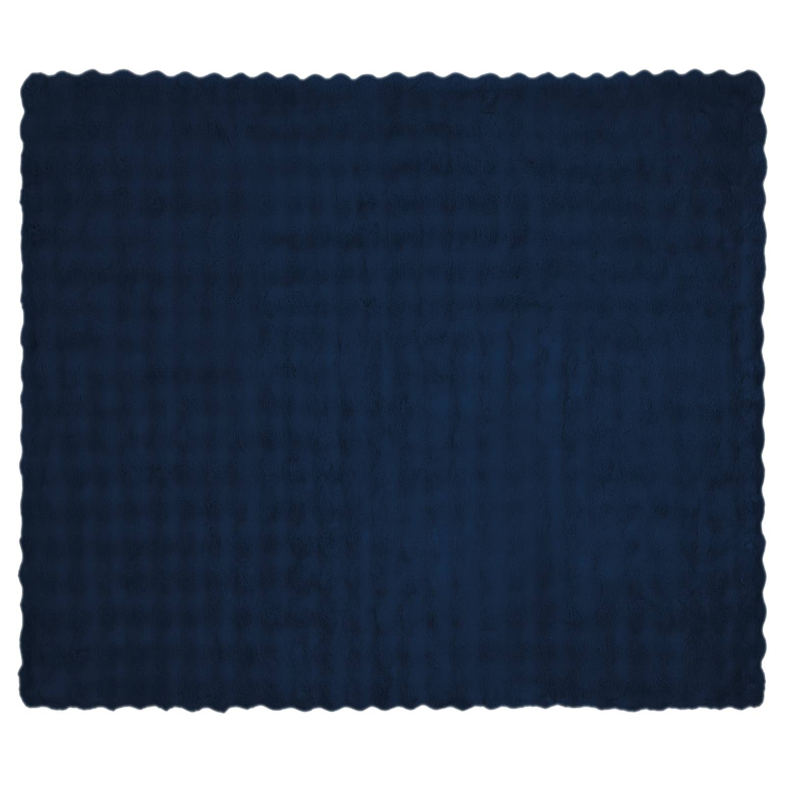 Αντιολισθητική Ψεύτικη Γούνα Κουβέρτα Olite 4 pcs Θαλασσί Μπλε - Pakobazaar