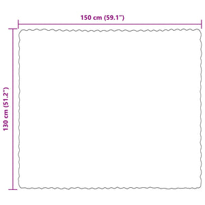 Αντιολισθητική Ψεύτικη Γούνα Κουβέρτα Olite 4 pcs Λευκό - Pakobazaar