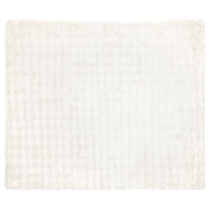 Αντιολισθητική Ψεύτικη Γούνα Κουβέρτα Olite 4 pcs Λευκό - Pakobazaar