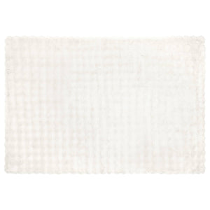 Αντιολισθητική Ψεύτικη Γούνα Κουβέρτα Olite 4 pcs Λευκό - Pakobazaar