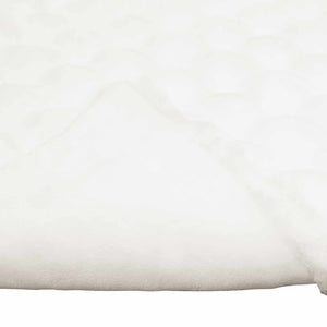 Αντιολισθητική Ψεύτικη Γούνα Κουβέρτα Olite 4 pcs Λευκό - Pakobazaar