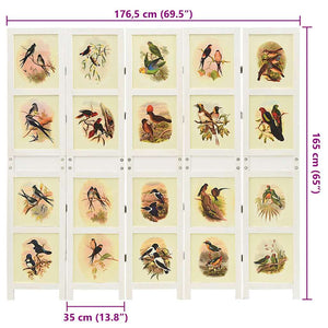 Ρομδιβίδερ Πάνελ Λευκό 176,5 x 165 εκ. MDF