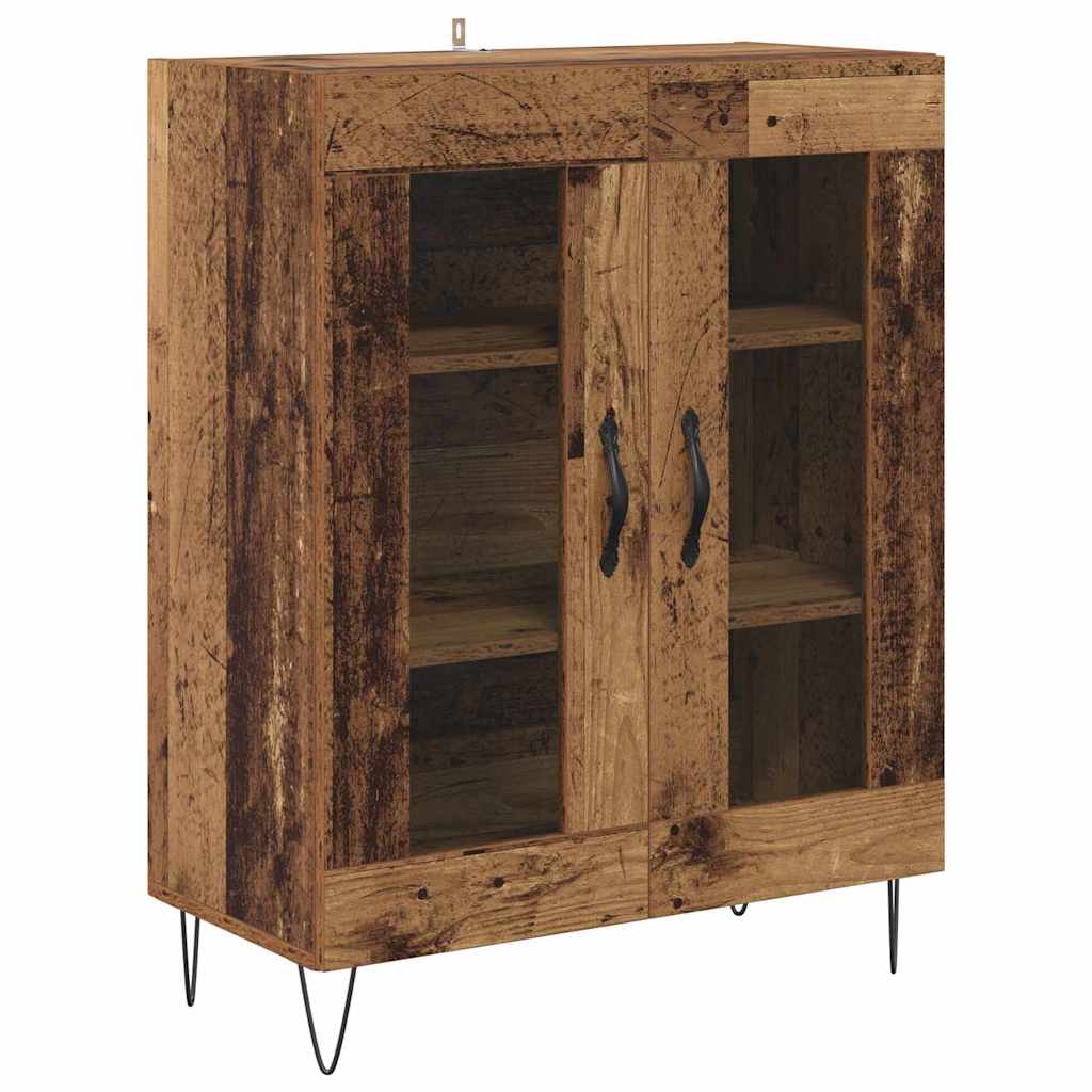 Highboard Παλιό Ξύλο 69,5 x 34 x 180 εκ. Επεξεργασμένο ξύλο - Pakobazaar